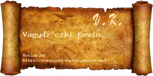 Vagyóczki Kevin névjegykártya