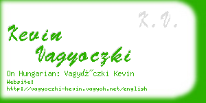 kevin vagyoczki business card